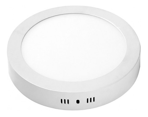 Plafon Spot  Led Superficie Redondo 24w Color Blanco