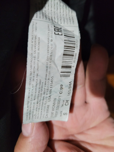 Campera De Cuero Marca Mango (Usado)