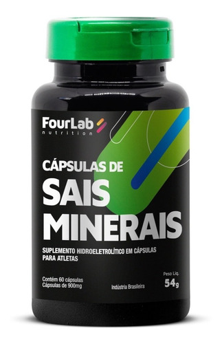 Cápsulas De Sais Minerais - 60 Cápsulas Sabor Without flavor