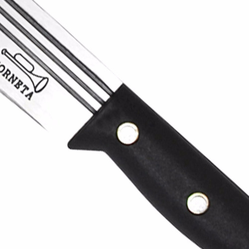 Machete tradicional legĂtimo de 3 rayas, corneta de 12 pulgadas