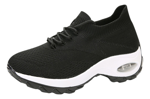 Zapatos Deportivos Transpirables Para Mujer S, Calcetines Te