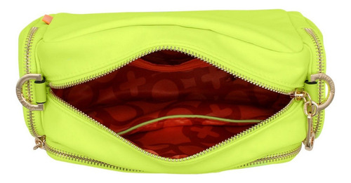 Bolso Jaime Ibiza Modelo Ji 2296 Color Verde Neón Temple 202