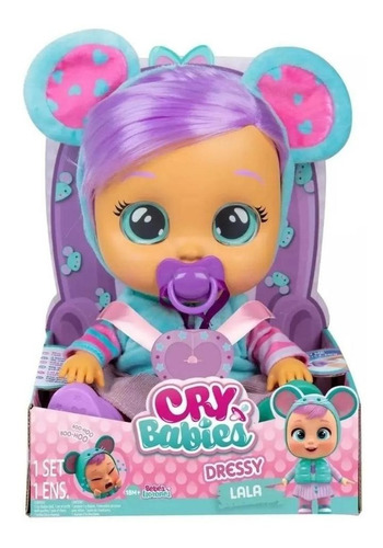Cry Babies Lala (versión Dressy) Muñeca Bebé Llorón