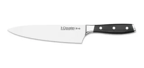 Cuchillo 3 Claveles Profesional Cocina Carnicero 20 Cm Acero