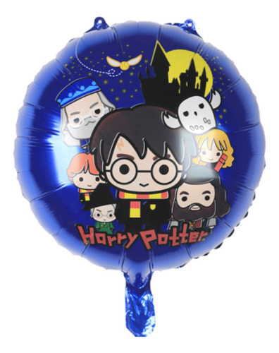 Tres Globos Redondo Mas Set De Globos Látex Harry Potter