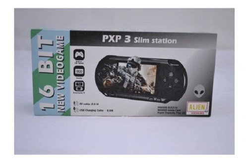 Consola Portatil Alien 16 Bit Tipo Sega Pxp3