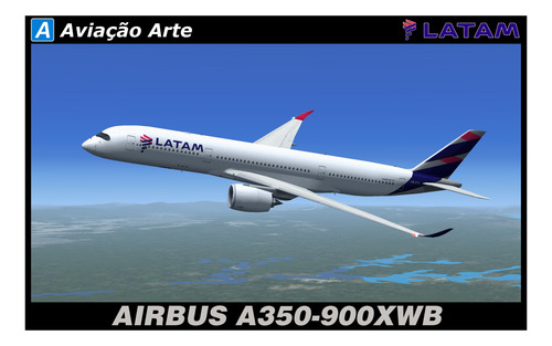 Pintura De Avião Fsx - Frota Latam Brasil Completa