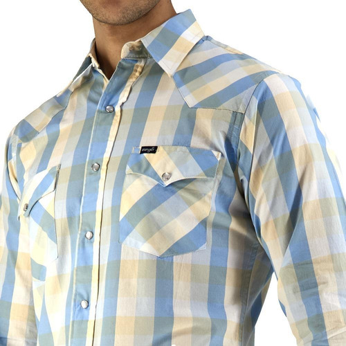 Imagen 5 de 6 de Camisa Vaquera Wrangler Hombre Painted Deser G45