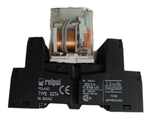 Relé R4-2014-23-1024 Con Base Gzt4 Relpol Usado (2pza)