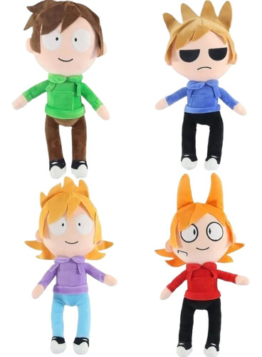 4pcs Eddsworld Edd Matt Tom Muñeco Peluche Juguete 32 C