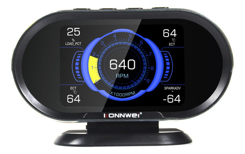 Konnwei Hud 3.5 Hud Head Up Display Velocímetro Del Coche O