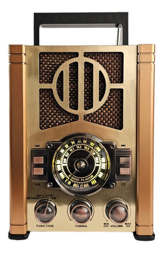 Radio Tipo Rockola Bluetooth Ns-6619bt Am-fm