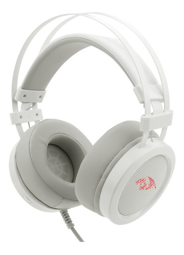 Imagem 2 de 5 de Fone de ouvido over-ear gamer Redragon Scylla lunar white