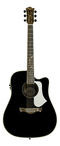 Violão Elétrico Tagima Fs200 Eq Bk Preto Dreadnought Aço