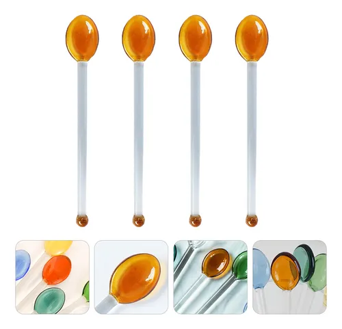 Cuchara De Cristal Para Sal Doméstica, 4 Unidades