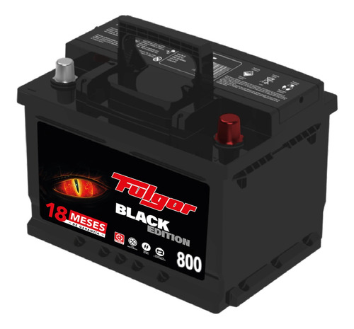 Batería De Carro Fulgor Black Edition 22fa De 800 Amperios