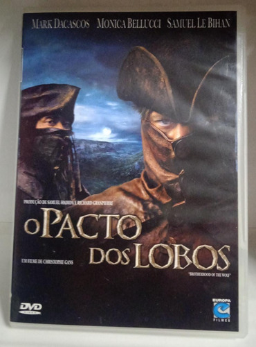 Dvd O Pacto Dos Lobos - Mark Dacascos * Original (Usado)