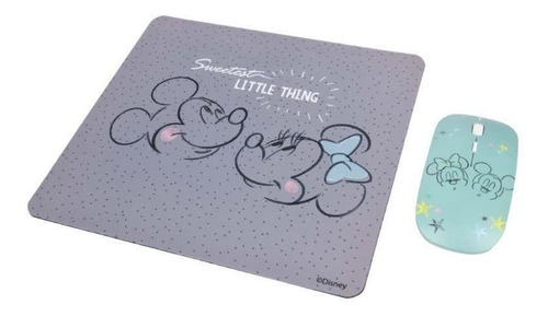 Kit Mouse Inalambrico Y Mouse Pad Mickey 2 / Tecnocenter