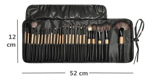 Set De Pinceles De Maquillaje Profesional (24 Piezas)