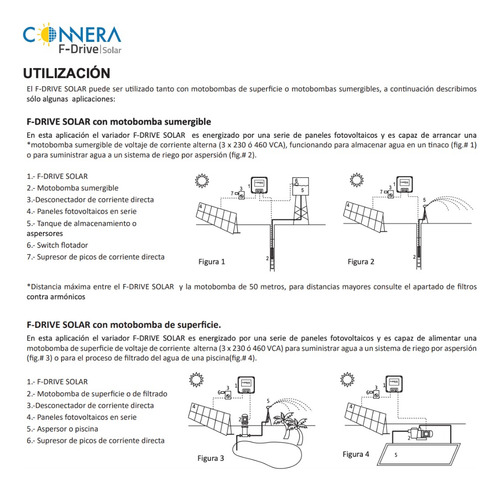 Variador De Frecuencia Solar Connera Multipower 230v 12a