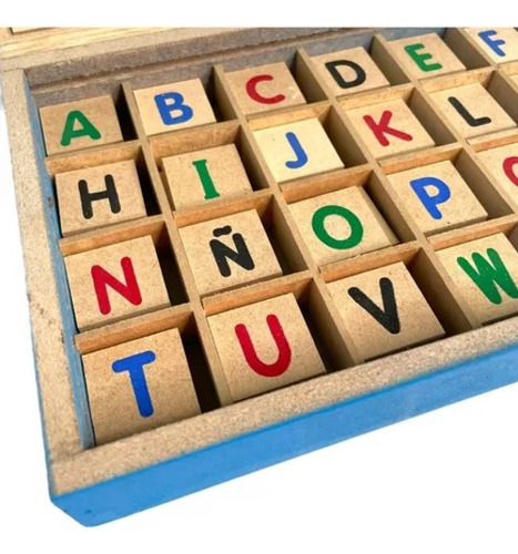 Alfabeticon En Caja Letras Y Numeros Con Signos