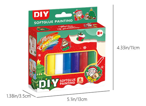 Set De Pintura De Resina Con Cristal Navideño K Doodl 2002 P