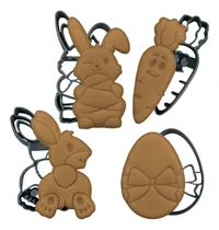 Comprar Cortadores De Galletas De Pascua, Juego De 4 Cortadores De G