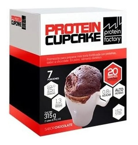 Whey Protein Cupcake X7 Porciones/ Protein Factory - Vip 