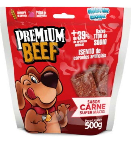 Bifinho Misterbone Carne Premium - 500g - Pt809