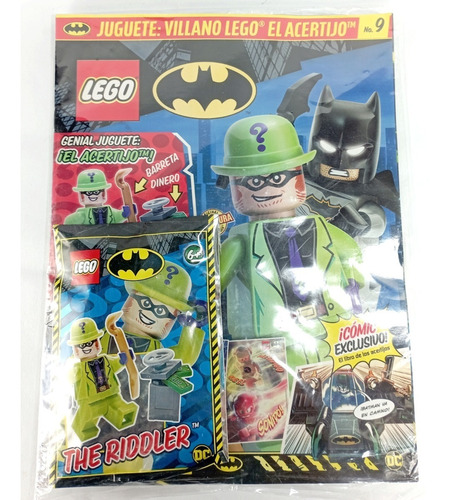 Par De Figura Playmobil De Serie Batman Con Revista