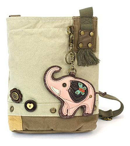 Chala Elephant Patch Bolso Bandolera, Arena