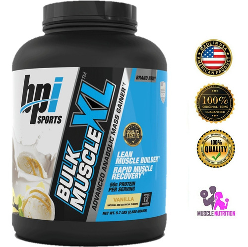 Bulk Muscle 5,7 Lb Ganador Peso Masa Protein Regis Sanitario