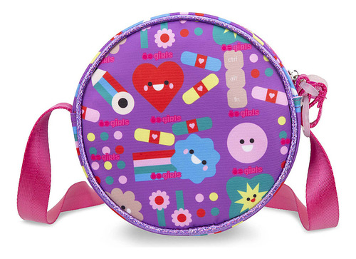 Bolsa Niñas Crossbody Cloe Irafi Mediano Color Violeta