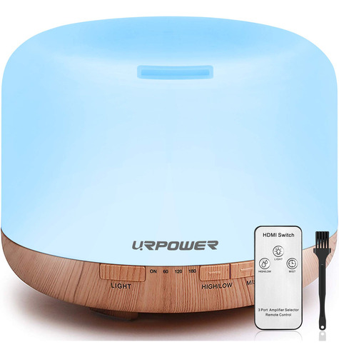 Difusor Humidificador Aromaterapia Aceite Esencial Urpower 5