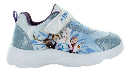 Disney Frozen Tenis Velcro Elsa Princesa Niña 81108