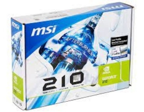Imagen 3 de 3 de Tarjeta Gráfica Geforce 210 1gb Msi Gddr3 Nvidia Bajo Perfil