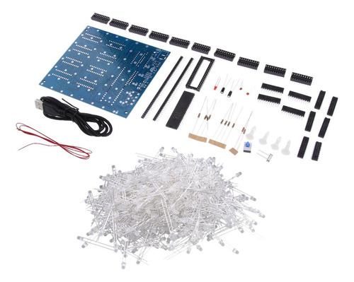 Diy 3d8 Led Mini X8x8 Kits De Bricolaje