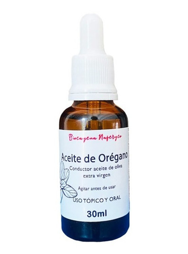 Aceite De Oregano Orgánico 30ml - mL a $2217