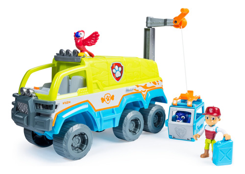 Paw Patrol Jungle Rescue Paw-terrain Vehículo Con Ryder Y .