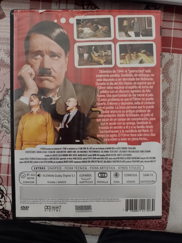 Mi Fuhrer Dani Levy Dvd La Plata (Usado)