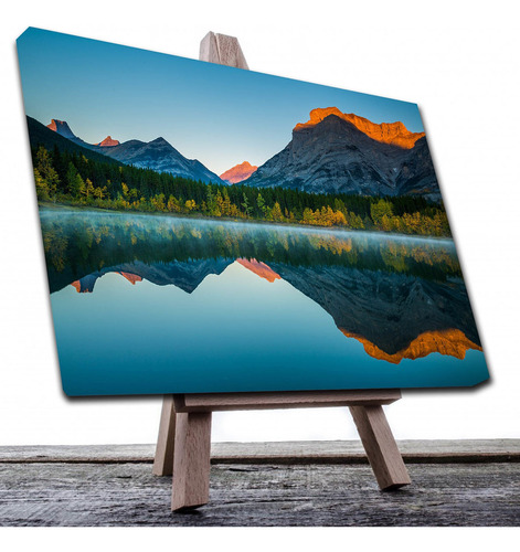 Cuadro Decorativo Canvas Paisaje Del Monte Kidd En Canadá