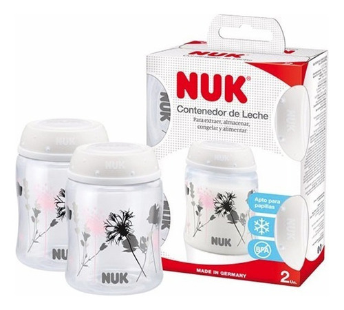 Contenedores Nuk De Leche Materna X2unid