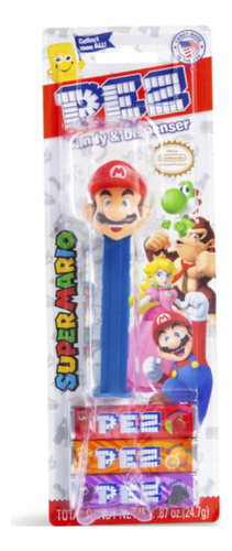 Mario Bros Dispensador Pez Personaje Mario Original