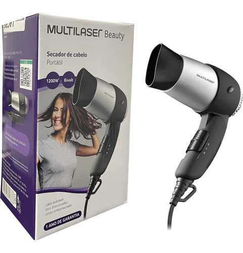 Secador De Pelo  Bivolt 1200w 2 Velocidades