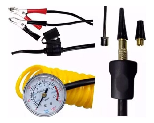 Compresor de aire mini a batería portátil Iael VA-044 12V gris