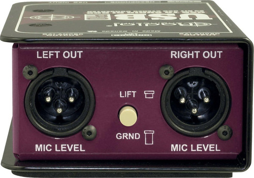 Radial Engineering Portátil Usb Estéreo Usb-pro Di