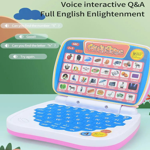 . Mini Portátil Educativo Interactivo Didáctico En Inglés .