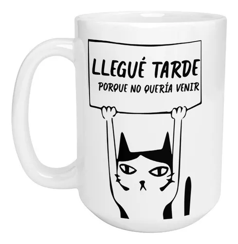 Taza 11 oz. de Gato Blanco