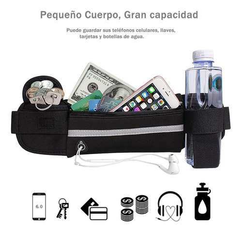 Cangurera Deportiva Bolsa Deportiva Con Cinturón Elastic Y