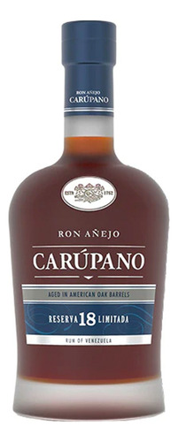 Paquete De 3 Ron Carúpano Añejo Reserva 18 Limitada 750 Ml